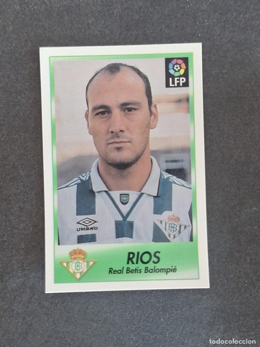 Cromos de f&uacute;tbol: L1 RIOS REAL BETIS BALOMPIE 19 BOLLYCAO FUTBOL LIGA 1996 1997 96 97 NUNCA PEGADO SIN PEGAR