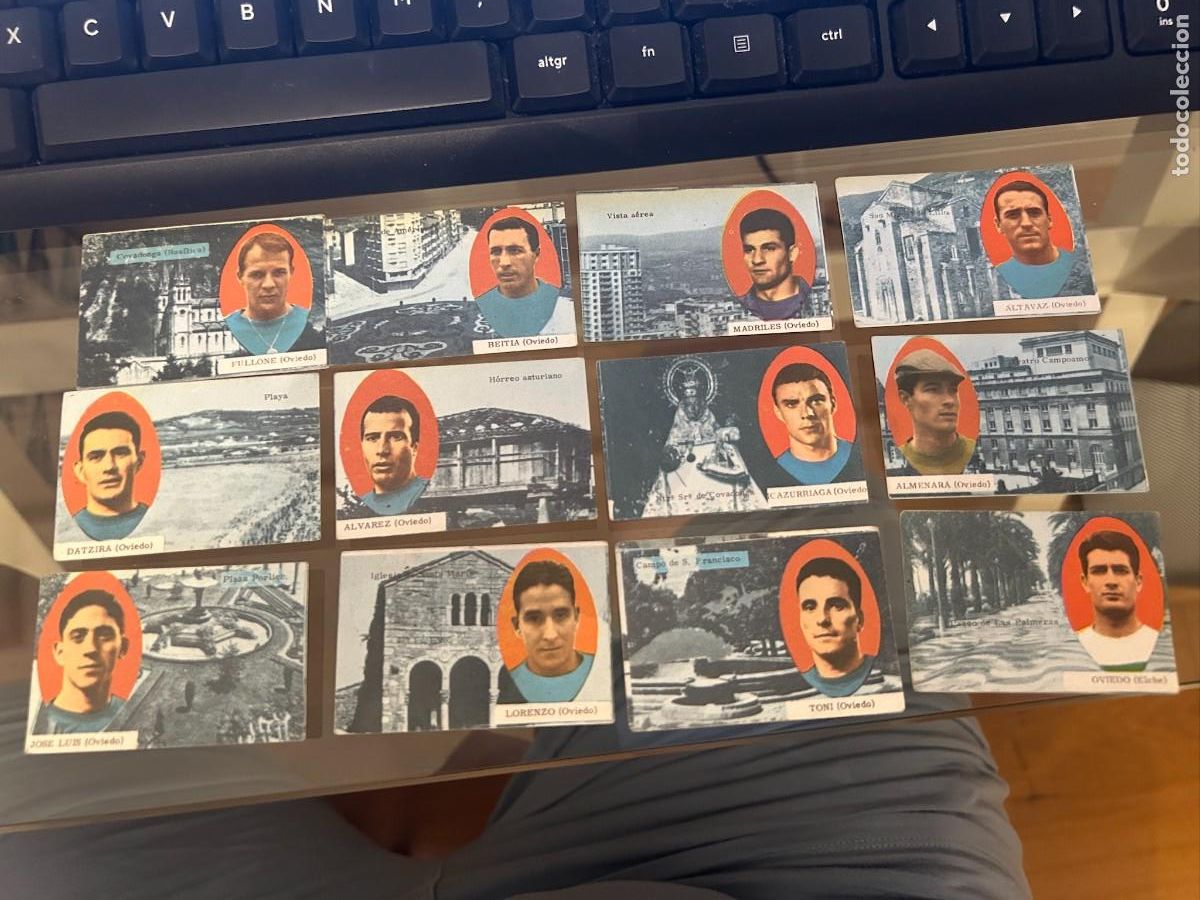 Cromos de f&uacute;tbol: DISGRA FHER 1963 1964 63 64 OVIEDO DATZIRA Y 10 MAS SE VENDEN SUELTOS NUEVOS RELACION DESCRIPCION