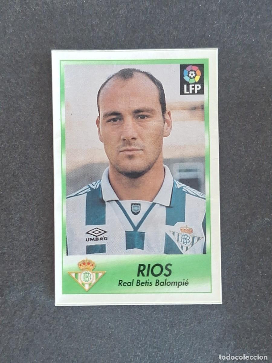 Cromos de f&uacute;tbol: L1 RIOS REAL BETIS BALOMPIE 19 BOLLYCAO FUTBOL LIGA 1996 1997 96 97 NUNCA PEGADO SIN PEGAR