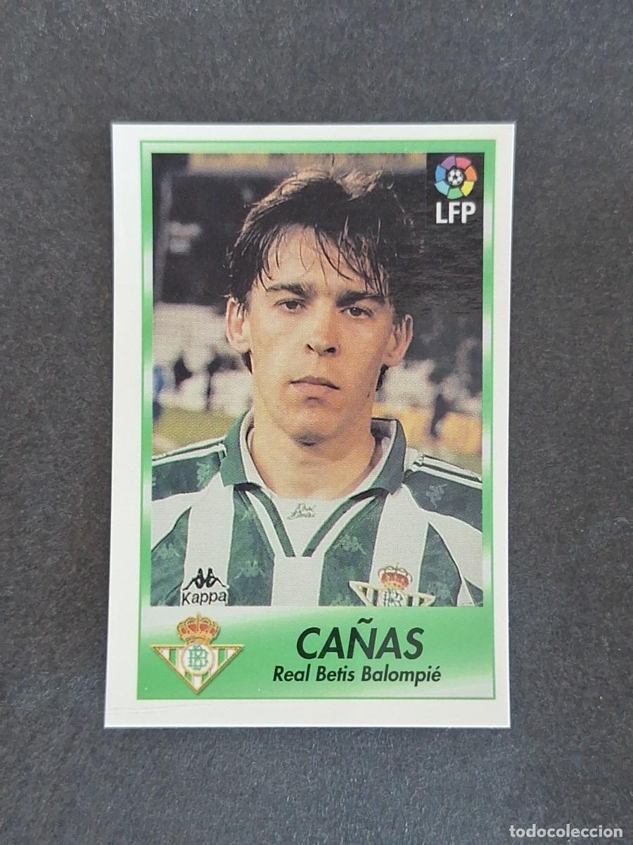 Cromos de f&uacute;tbol: L1 CA&Ntilde;AS REAL BETIS BALOMPIE 23 BOLLYCAO FUTBOL LIGA 1996 1997 96 97 NUNCA PEGADO SIN PEGAR