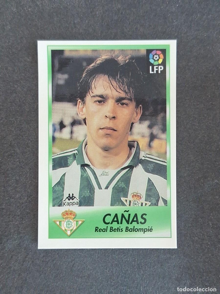 Cromos de f&uacute;tbol: L1 CA&Ntilde;AS REAL BETIS BALOMPIE 23 BOLLYCAO FUTBOL LIGA 1996 1997 96 97 NUNCA PEGADO SIN PEGAR