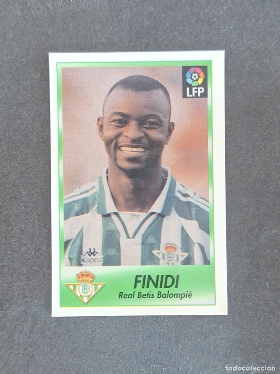 Cromos de f&uacute;tbol: L1 FINIDI REAL BETIS BALOMPIE 24 BOLLYCAO FUTBOL LIGA 1996 1997 96 97 NUNCA PEGADO SIN PEGAR