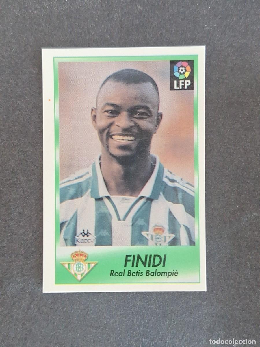 Cromos de f&uacute;tbol: L1 FINIDI REAL BETIS BALOMPIE 24 BOLLYCAO FUTBOL LIGA 1996 1997 96 97 NUNCA PEGADO SIN PEGAR