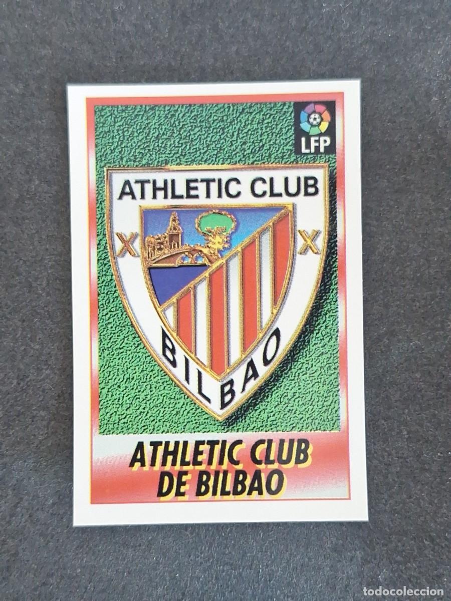 Cromos de f&uacute;tbol: L1 ESCUDO ATHLETIC CLUB DE BILBAO 27 BOLLYCAO FUTBOL LIGA 1996 1997 96 97 NUNCA PEGADO SIN PEGAR