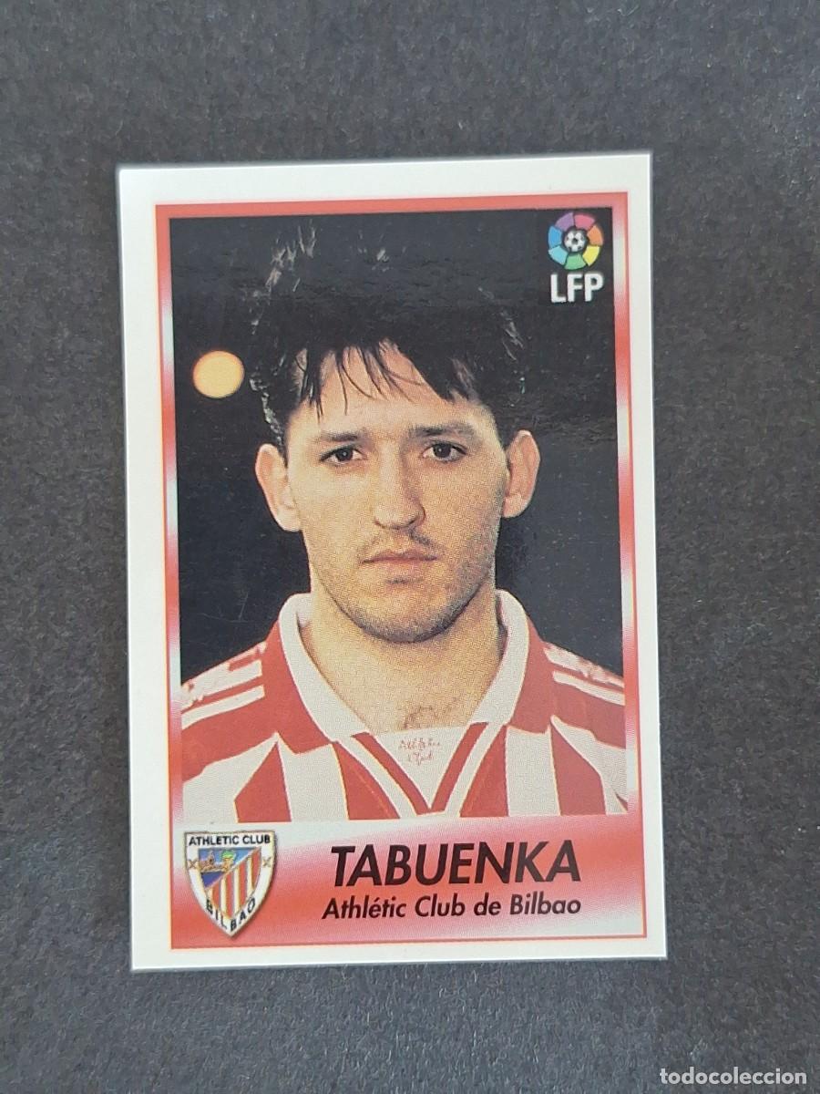 Cromos de f&uacute;tbol: L1 TABUENKA ATHLETIC CLUB DE BILBAO 33 BOLLYCAO FUTBOL LIGA 1996 1997 96 97 NUNCA PEGADO SIN PEGAR