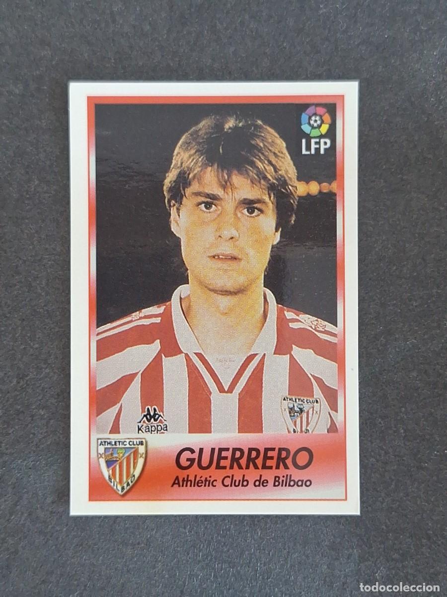 Cromos de f&uacute;tbol: L1 GUERRERO ATHLETIC CLUB DE BILBAO 34 BOLLYCAO FUTBOL LIGA 1996 1997 96 97 NUNCA PEGADO SIN PEGAR