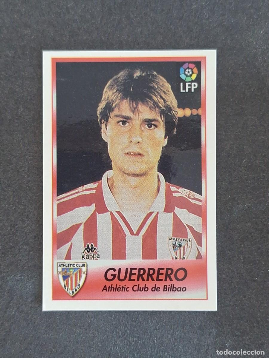 Cromos de f&uacute;tbol: L1 GUERRERO ATHLETIC CLUB DE BILBAO 34 BOLLYCAO FUTBOL LIGA 1996 1997 96 97 NUNCA PEGADO SIN PEGAR