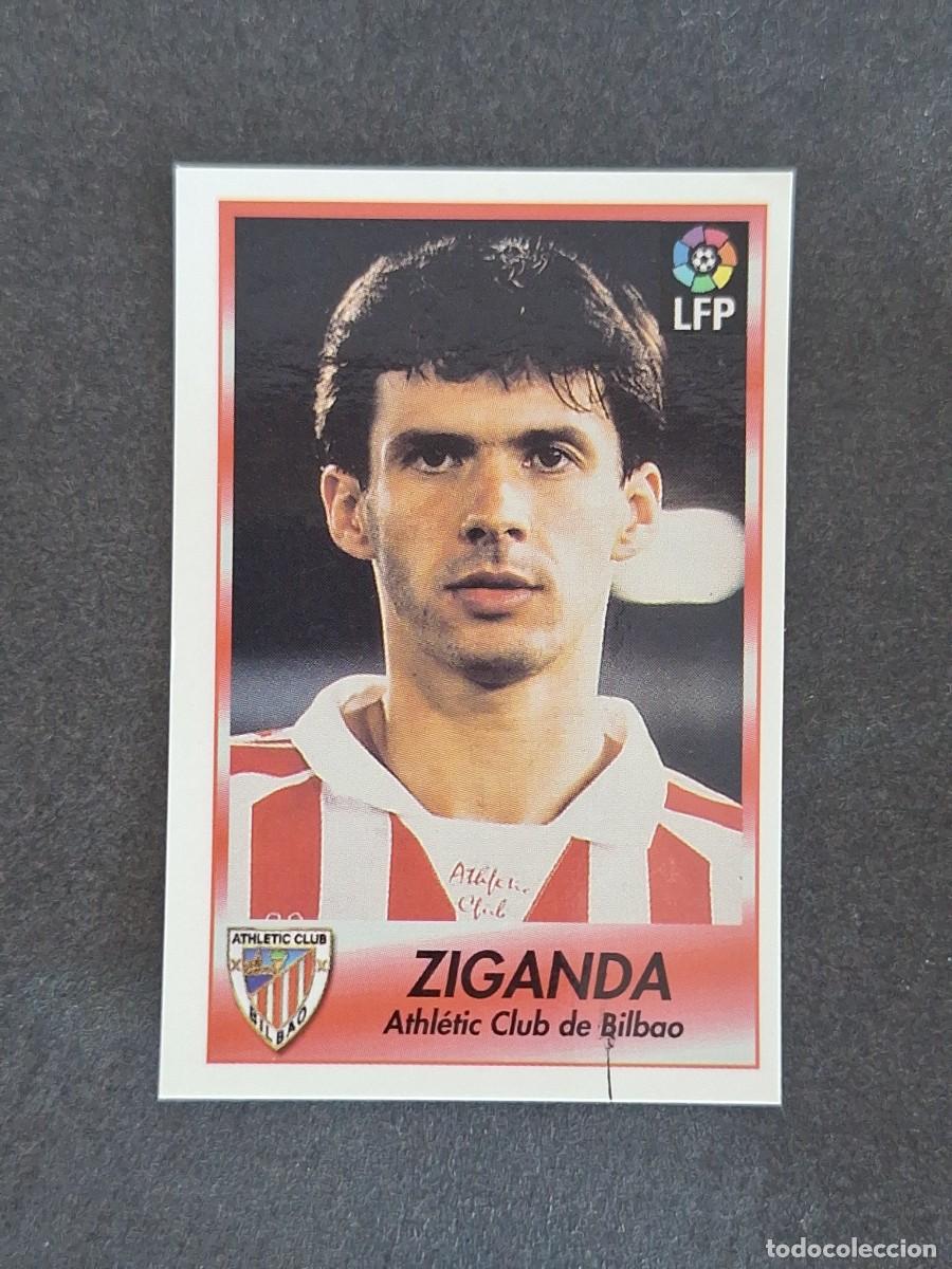 Cromos de f&uacute;tbol: L1 ZIGANDA ATHLETIC CLUB DE BILBAO 38 BOLLYCAO FUTBOL LIGA 1996 1997 96 97 NUNCA PEGADO SIN PEGAR
