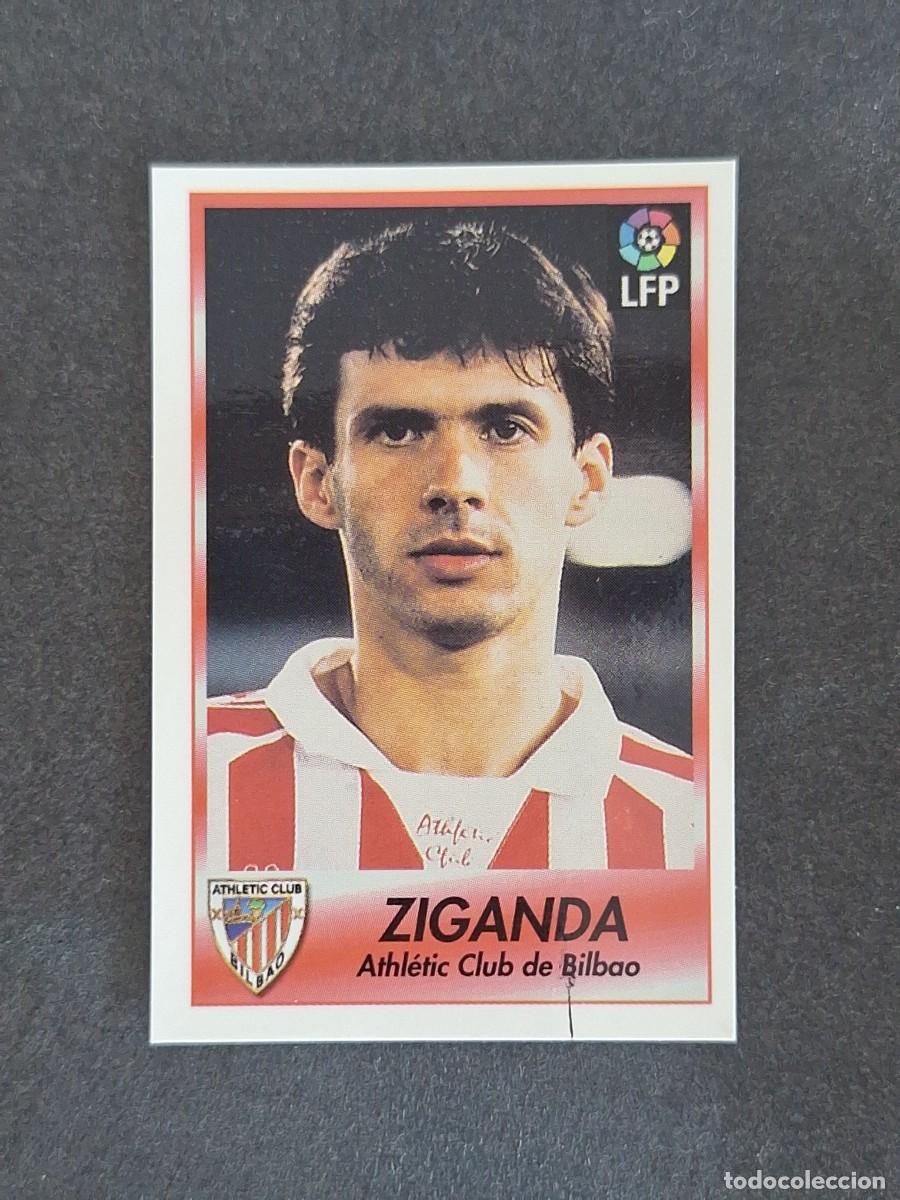 Cromos de f&uacute;tbol: L1 ZIGANDA ATHLETIC CLUB DE BILBAO 38 BOLLYCAO FUTBOL LIGA 1996 1997 96 97 NUNCA PEGADO SIN PEGAR