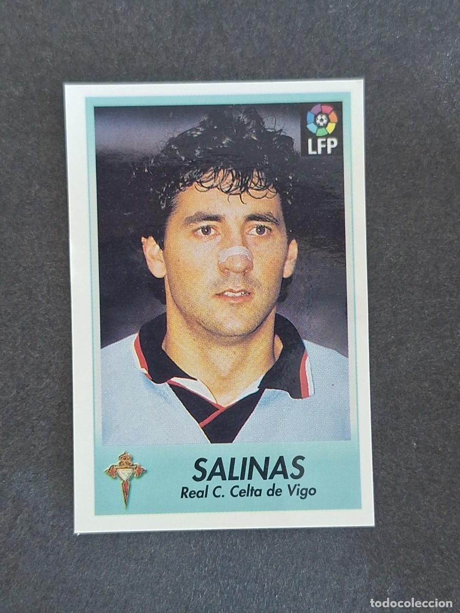 Cromos de f&uacute;tbol: L1 SALINAS CELTA DE VIGO 43 BOLLYCAO FUTBOL LIGA 1996 1997 96 97 NUNCA PEGADO SIN PEGAR