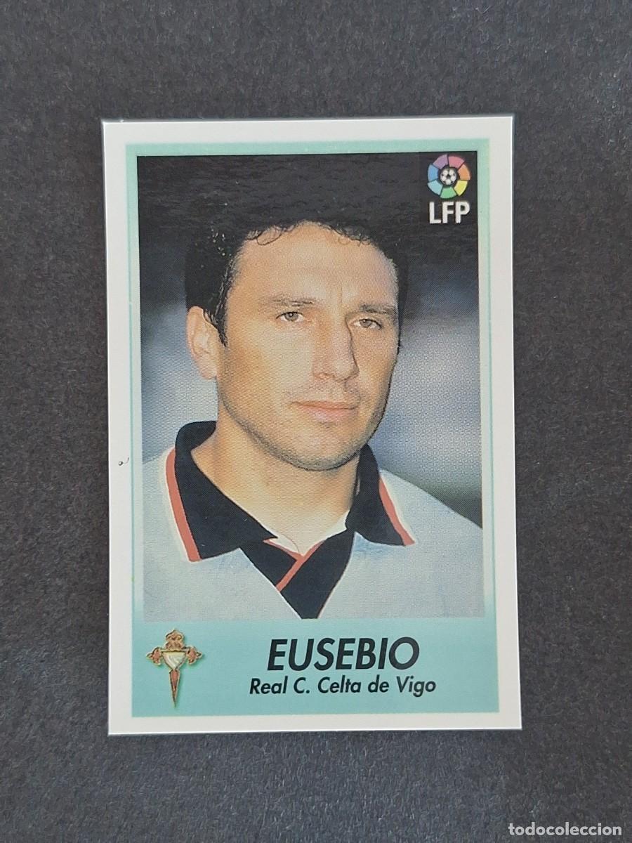 Cromos de f&uacute;tbol: L1 EUSEBIO CELTA DE VIGO 46 BOLLYCAO FUTBOL LIGA 1996 1997 96 97 NUNCA PEGADO SIN PEGAR