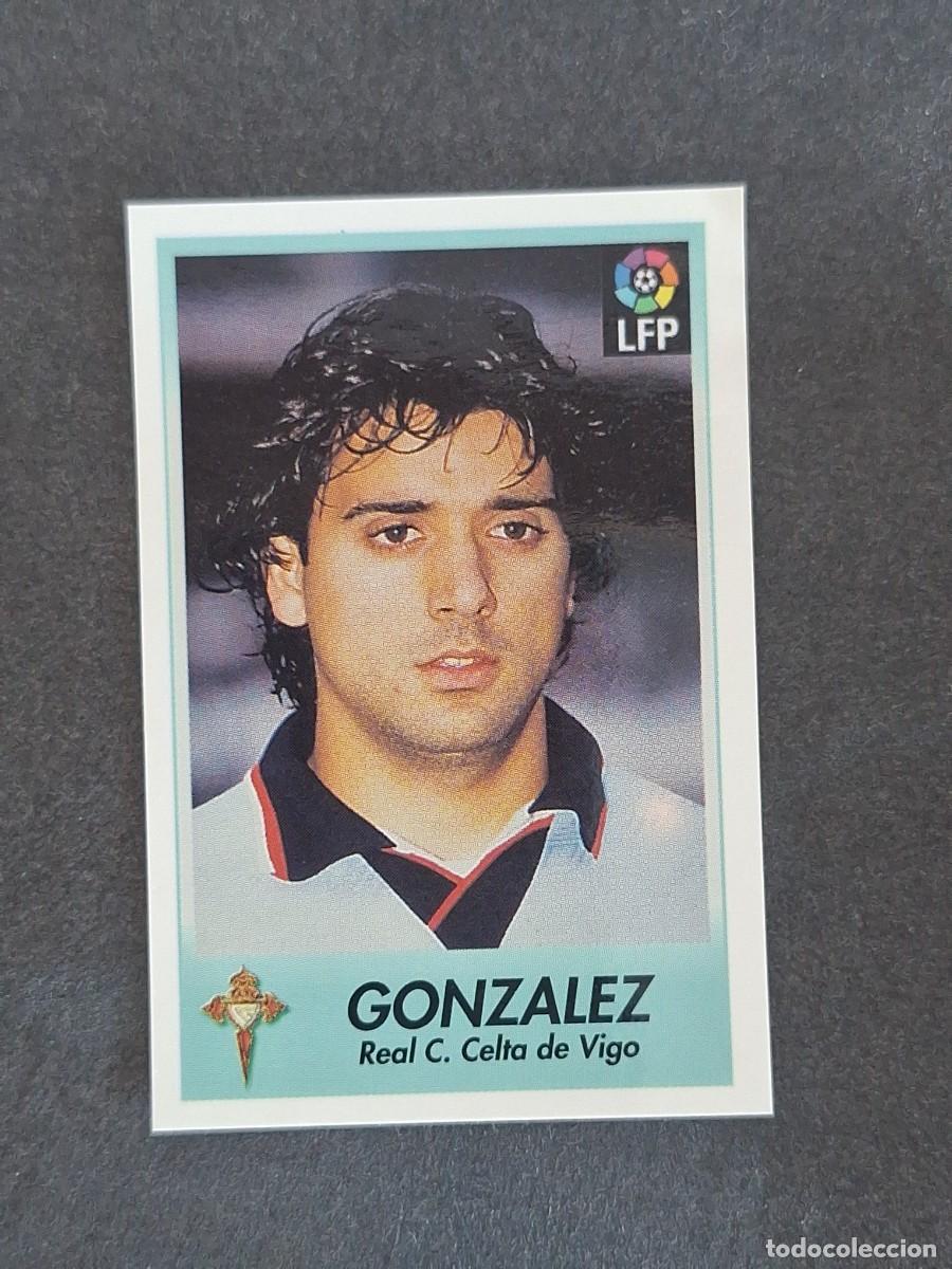 Cromos de f&uacute;tbol: L1 GONZALEZ CELTA DE VIGO 49 BOLLYCAO FUTBOL LIGA 1996 1997 96 97 NUNCA PEGADO SIN PEGAR
