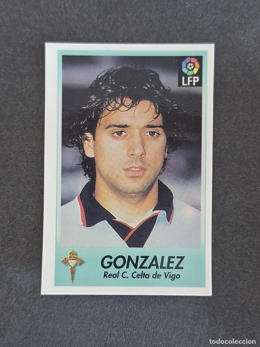 Cromos de f&uacute;tbol: L1 GONZALEZ CELTA DE VIGO 49 BOLLYCAO FUTBOL LIGA 1996 1997 96 97 NUNCA PEGADO SIN PEGAR