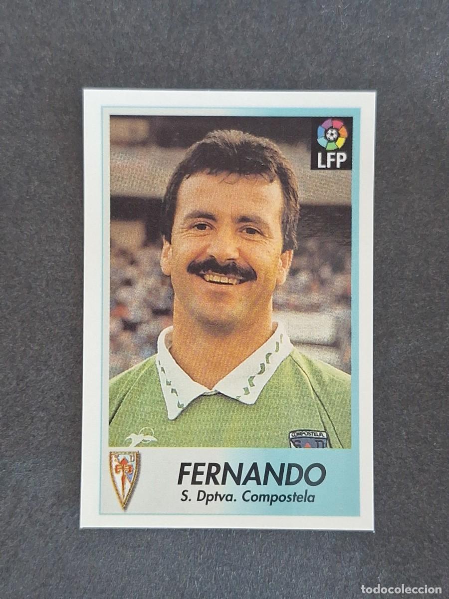 Cromos de f&uacute;tbol: L1 FERNANDO S. D. COMPOSTELA 54 BOLLYCAO FUTBOL LIGA 1996 1997 96 97 NUNCA PEGADO SIN PEGAR