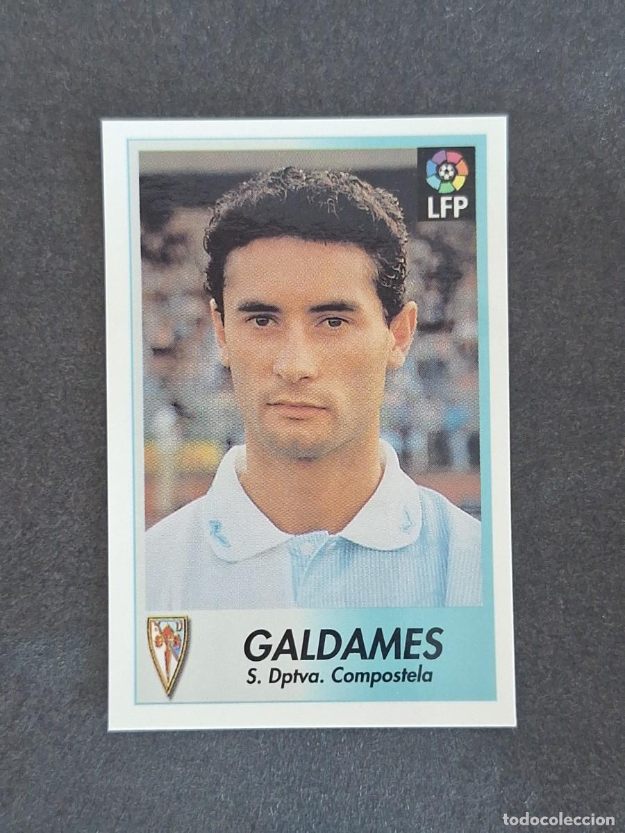 Cromos de f&uacute;tbol: L1 GALDAMES S. D. COMPOSTELA 56 BOLLYCAO FUTBOL LIGA 1996 1997 96 97 NUNCA PEGADO SIN PEGAR