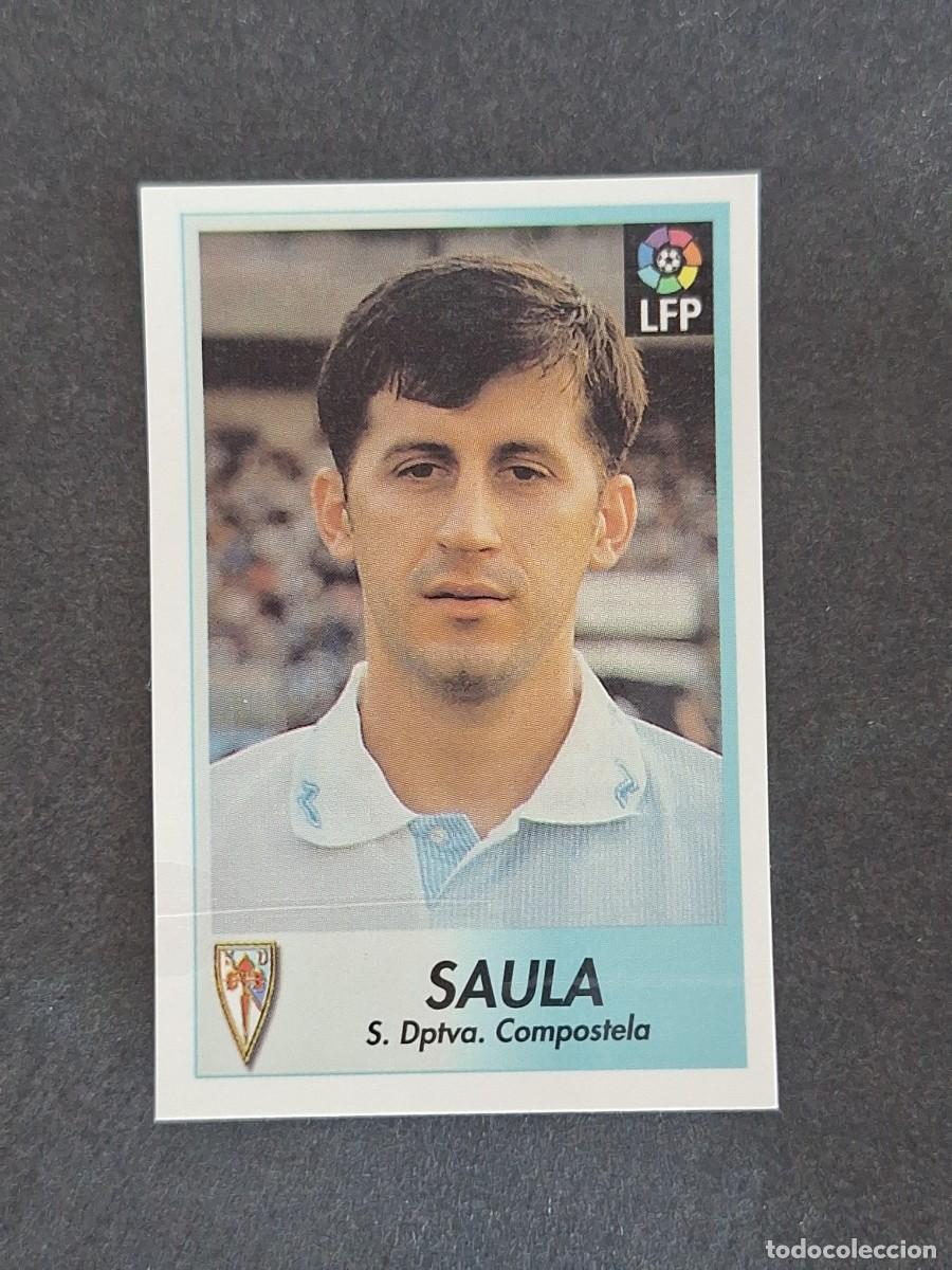 Cromos de f&uacute;tbol: L1 SAULA S. D. COMPOSTELA 57 BOLLYCAO FUTBOL LIGA 1996 1997 96 97 NUNCA PEGADO SIN PEGAR