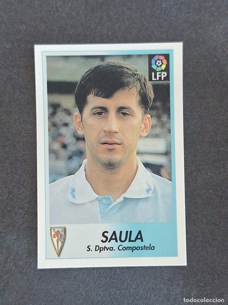 Cromos de f&uacute;tbol: L1 SAULA S. D. COMPOSTELA 57 BOLLYCAO FUTBOL LIGA 1996 1997 96 97 NUNCA PEGADO SIN PEGAR