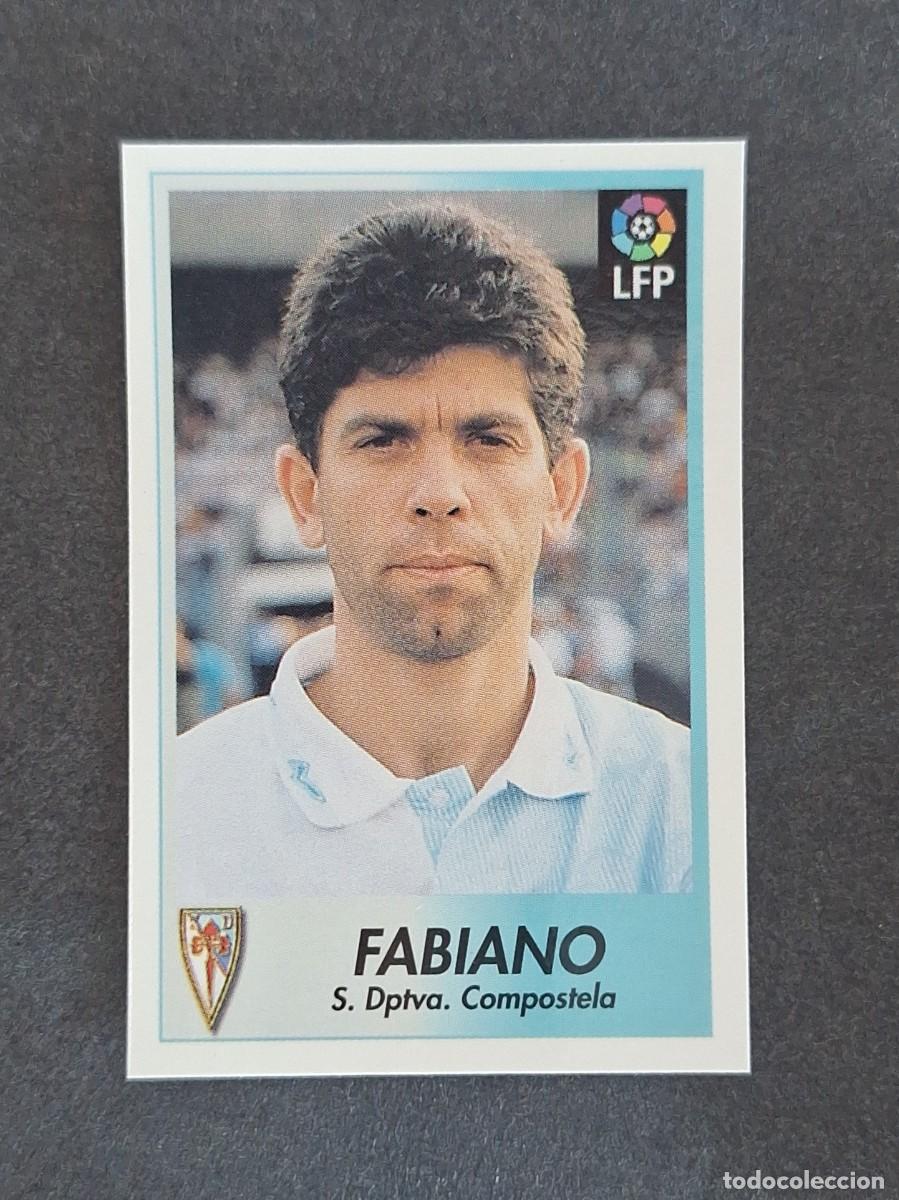 Cromos de f&uacute;tbol: L1 FABIANO S. D. COMPOSTELA 61 BOLLYCAO FUTBOL LIGA 1996 1997 96 97 NUNCA PEGADO SIN PEGAR