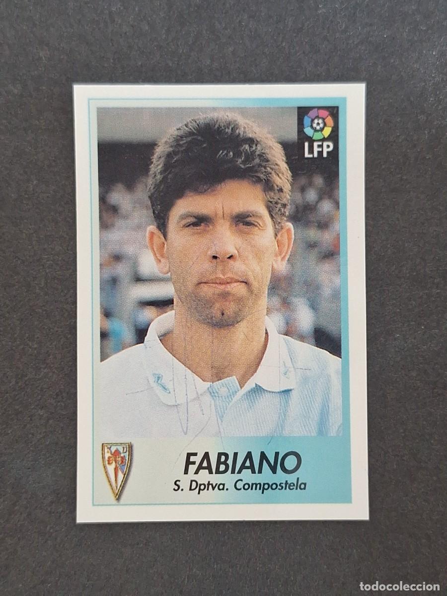 Cromos de f&uacute;tbol: L1 FABIANO S. D. COMPOSTELA 61 BOLLYCAO FUTBOL LIGA 1996 1997 96 97 NUNCA PEGADO SIN PEGAR