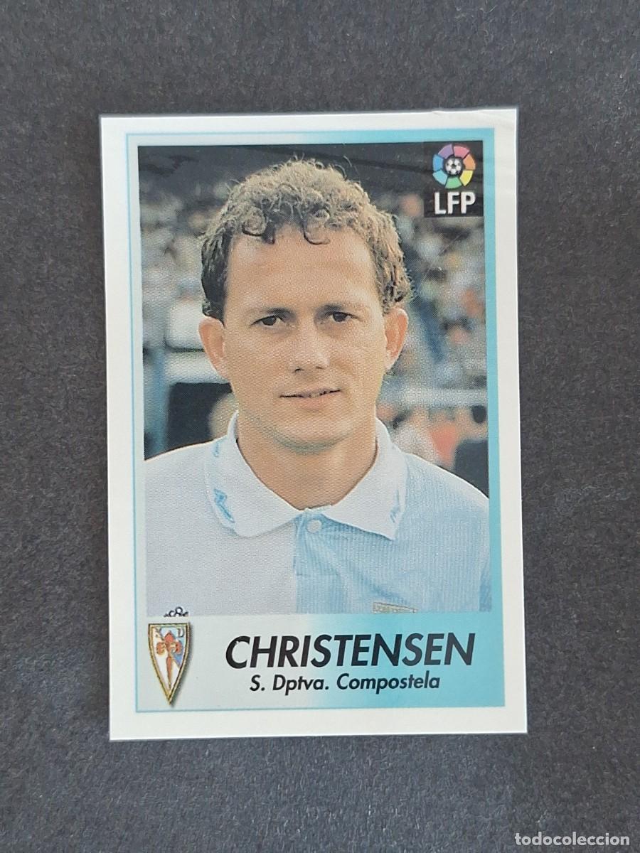 Cromos de f&uacute;tbol: L1 CHRISTENSEN S. D. COMPOSTELA 65 BOLLYCAO FUTBOL LIGA 1996 1997 96 97 NUNCA PEGADO SIN PEGAR