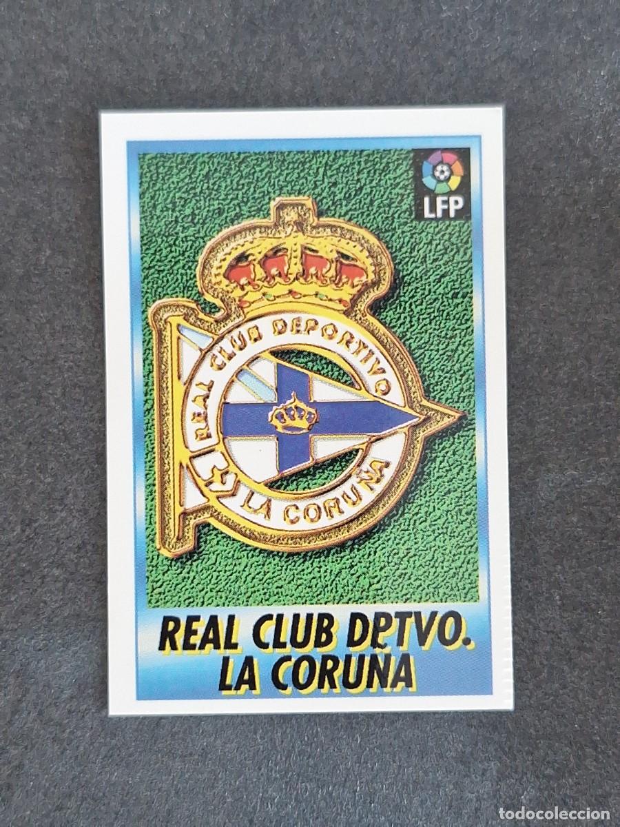 Cromos de f&uacute;tbol: L1 ESCUDO DEPORTIVO DE LA CORU&Ntilde;A 66 BOLLYCAO FUTBOL LIGA 1996 1997 96 97 NUNCA PEGADO SIN PEGAR