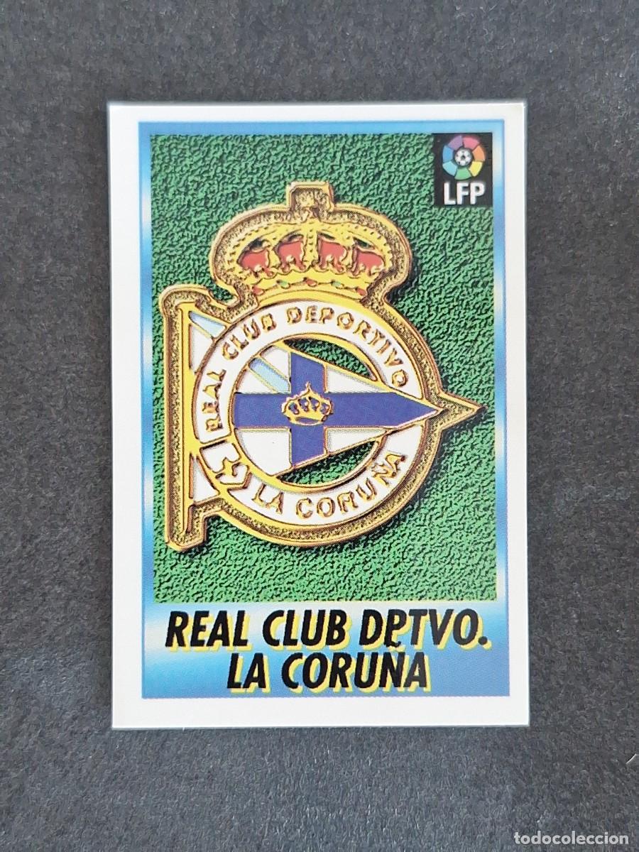 Cromos de f&uacute;tbol: L1 ESCUDO DEPORTIVO DE LA CORU&Ntilde;A 66 BOLLYCAO FUTBOL LIGA 1996 1997 96 97 NUNCA PEGADO SIN PEGAR