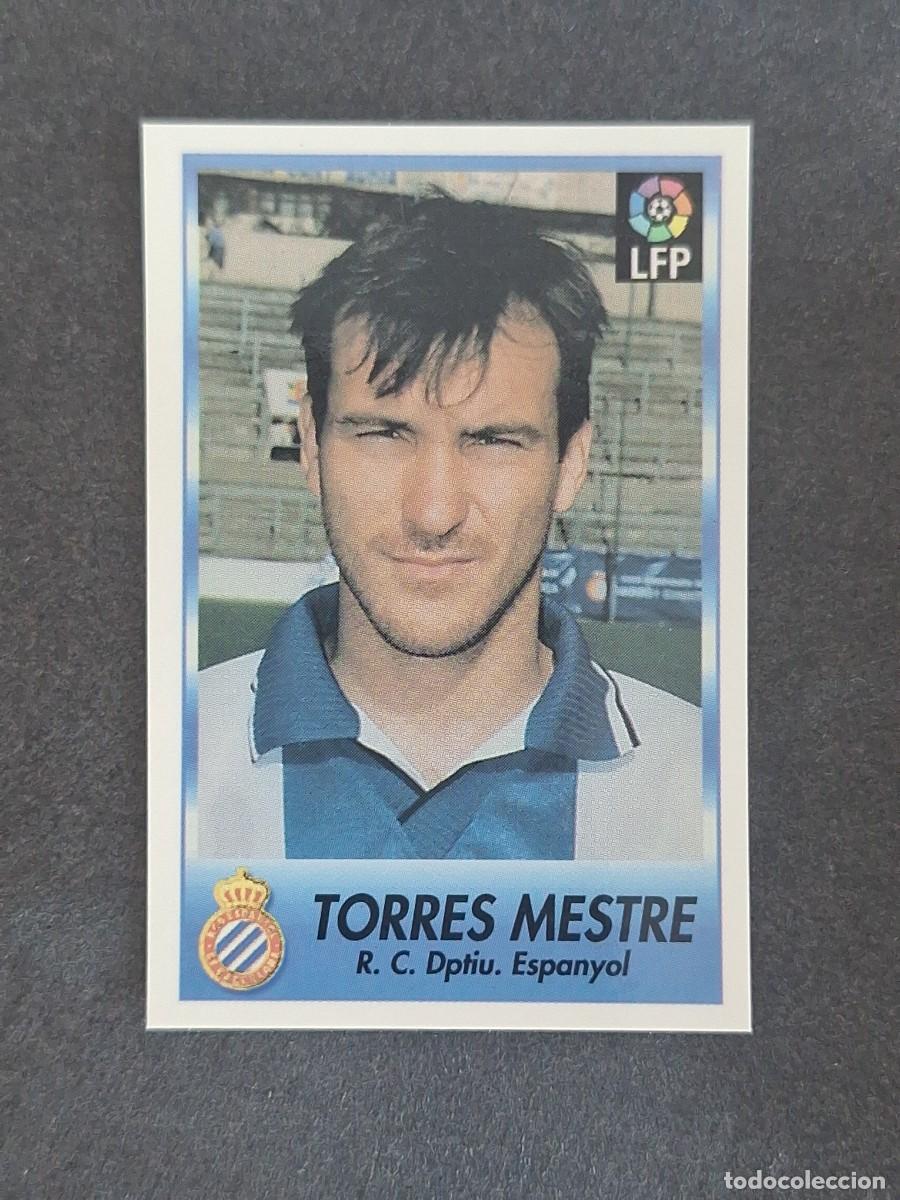 Cromos de f&uacute;tbol: L1 TORRES MESTRE R. C. D. ESPA&Ntilde;OL 82 BOLLYCAO FUTBOL LIGA 1996 1997 96 97 NUNCA PEGADO SIN PEGAR