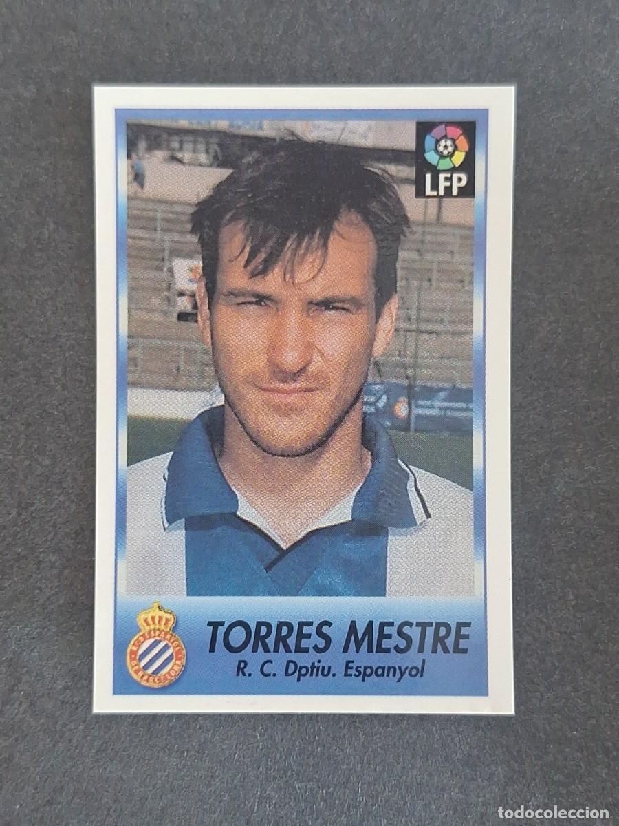 Cromos de f&uacute;tbol: L1 TORRES MESTRE R. C. D. ESPA&Ntilde;OL 82 BOLLYCAO FUTBOL LIGA 1996 1997 96 97 NUNCA PEGADO SIN PEGAR