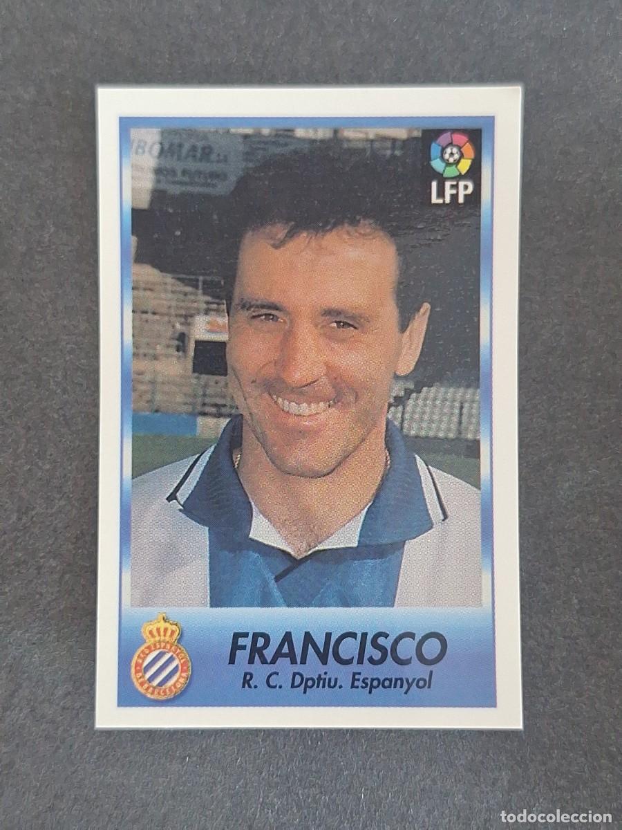 Cromos de f&uacute;tbol: L1 FRANCISCO R. C. D. ESPA&Ntilde;OL 84 BOLLYCAO FUTBOL LIGA 1996 1997 96 97 NUNCA PEGADO SIN PEGAR