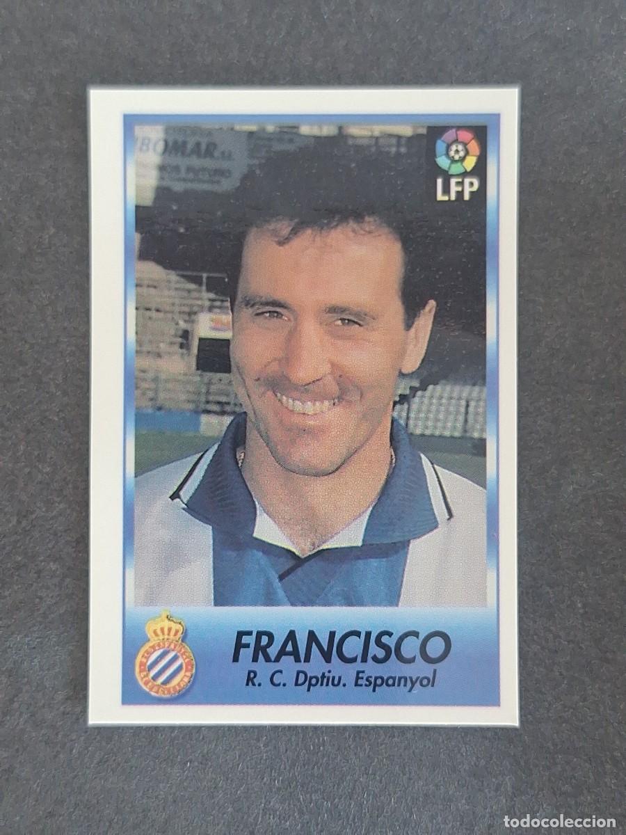 Cromos de f&uacute;tbol: L1 FRANCISCO R. C. D. ESPA&Ntilde;OL 84 BOLLYCAO FUTBOL LIGA 1996 1997 96 97 NUNCA PEGADO SIN PEGAR