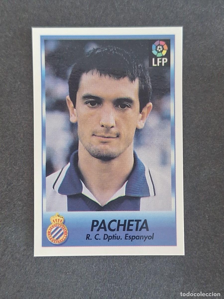 Cromos de f&uacute;tbol: L1 PACHETA R. C. D. ESPA&Ntilde;OL 86 BOLLYCAO FUTBOL LIGA 1996 1997 96 97 NUNCA PEGADO SIN PEGAR