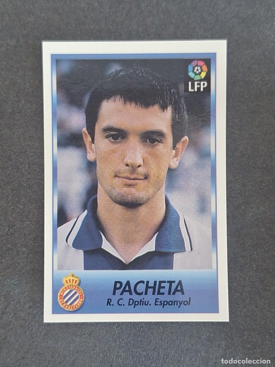 Cromos de f&uacute;tbol: L1 PACHETA R. C. D. ESPA&Ntilde;OL 86 BOLLYCAO FUTBOL LIGA 1996 1997 96 97 NUNCA PEGADO SIN PEGAR