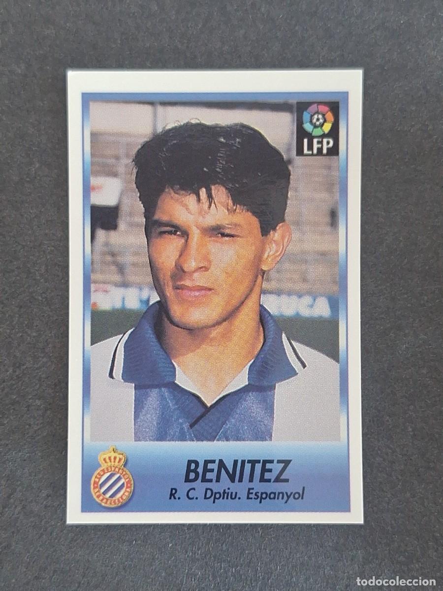 Cromos de f&uacute;tbol: L1 BENITEZ R. C. D. ESPA&Ntilde;OL 89 BOLLYCAO FUTBOL LIGA 1996 1997 96 97 NUNCA PEGADO SIN PEGAR