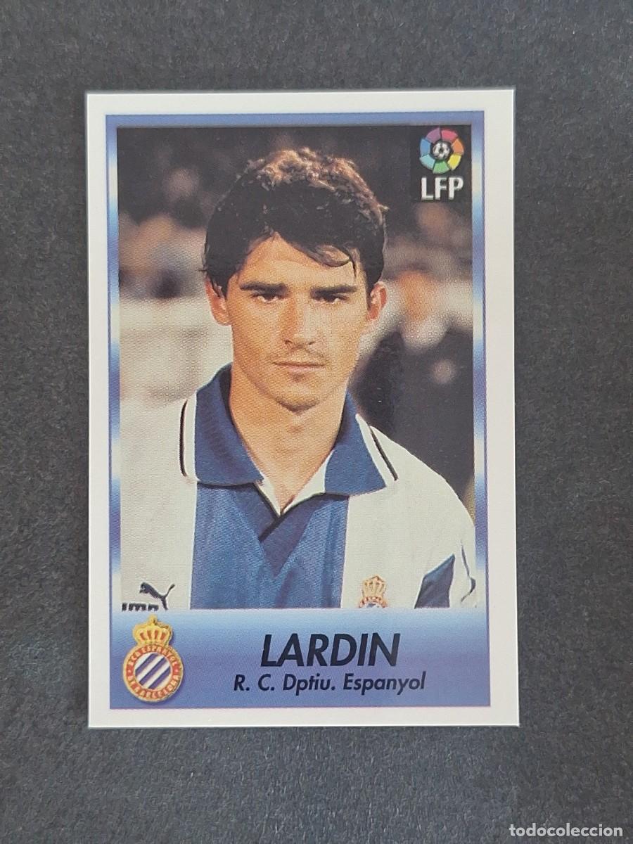 Cromos de f&uacute;tbol: L1 LARDIN R. C. D. ESPA&Ntilde;OL 90 BOLLYCAO FUTBOL LIGA 1996 1997 96 97 NUNCA PEGADO SIN PEGAR