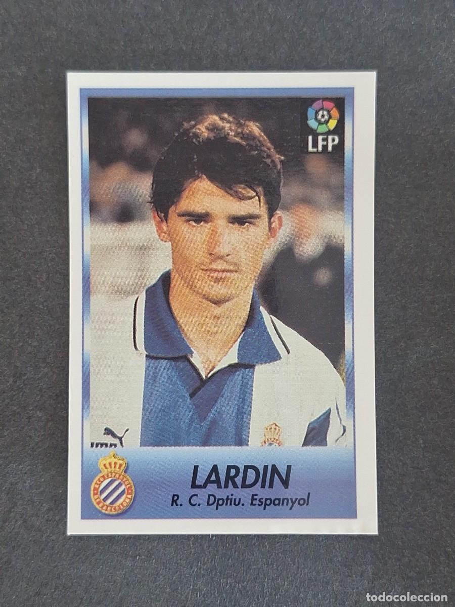 Cromos de f&uacute;tbol: L1 LARDIN R. C. D. ESPA&Ntilde;OL 90 BOLLYCAO FUTBOL LIGA 1996 1997 96 97 NUNCA PEGADO SIN PEGAR