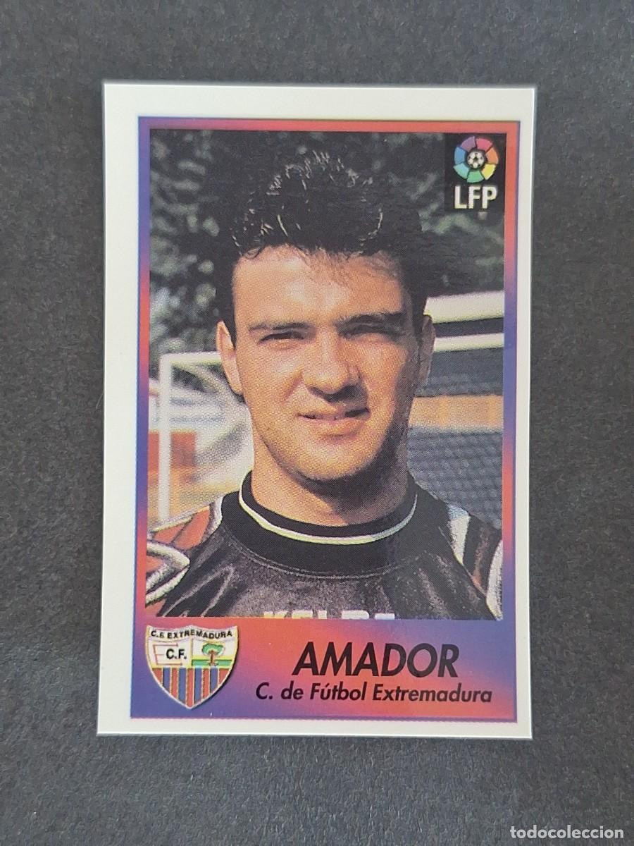 Cromos de f&uacute;tbol: L1 AMADOR C. F. EXTREMADURA 93 BOLLYCAO FUTBOL LIGA 1996 1997 96 97 NUNCA PEGADO SIN PEGAR