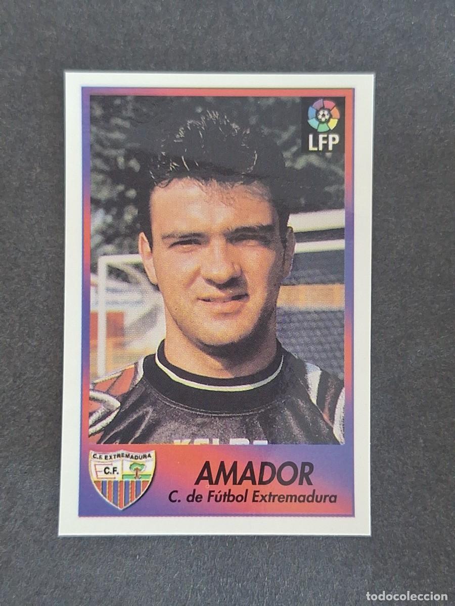 Cromos de f&uacute;tbol: L1 AMADOR C. F. EXTREMADURA 93 BOLLYCAO FUTBOL LIGA 1996 1997 96 97 NUNCA PEGADO SIN PEGAR