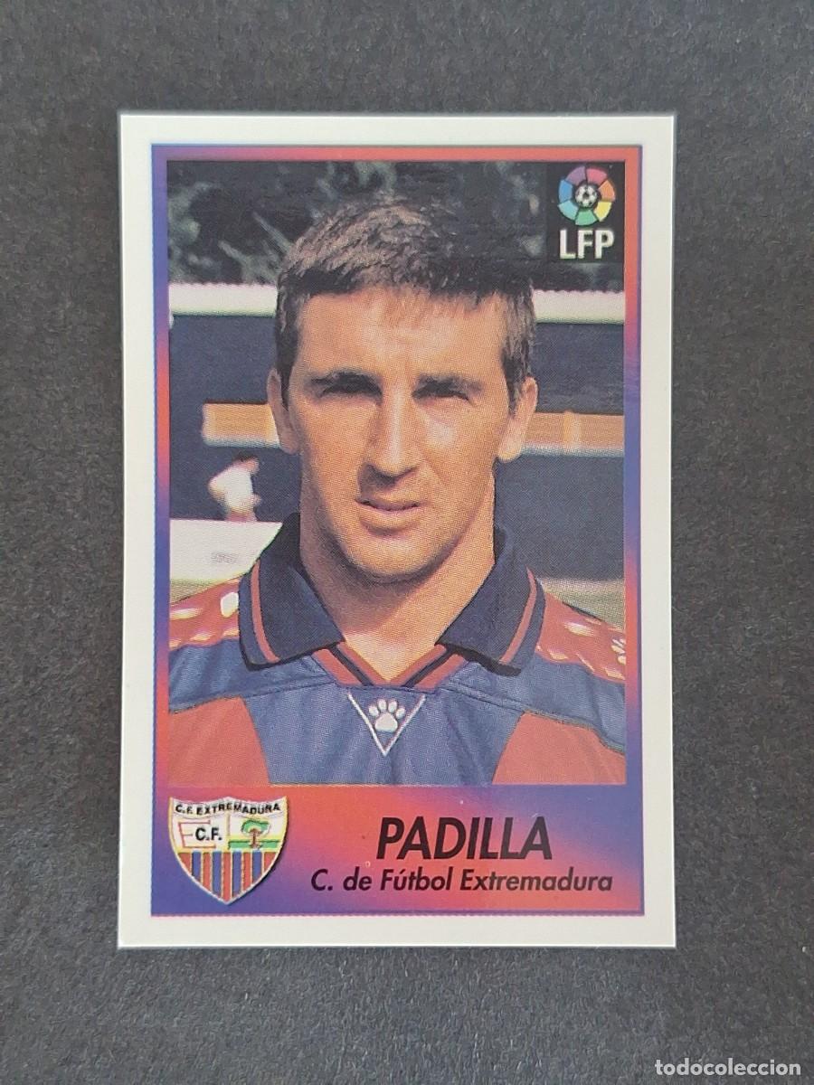 Cromos de f&uacute;tbol: L1 PADILLA C. F. EXTREMADURA 95 BOLLYCAO FUTBOL LIGA 1996 1997 96 97 NUNCA PEGADO SIN PEGAR