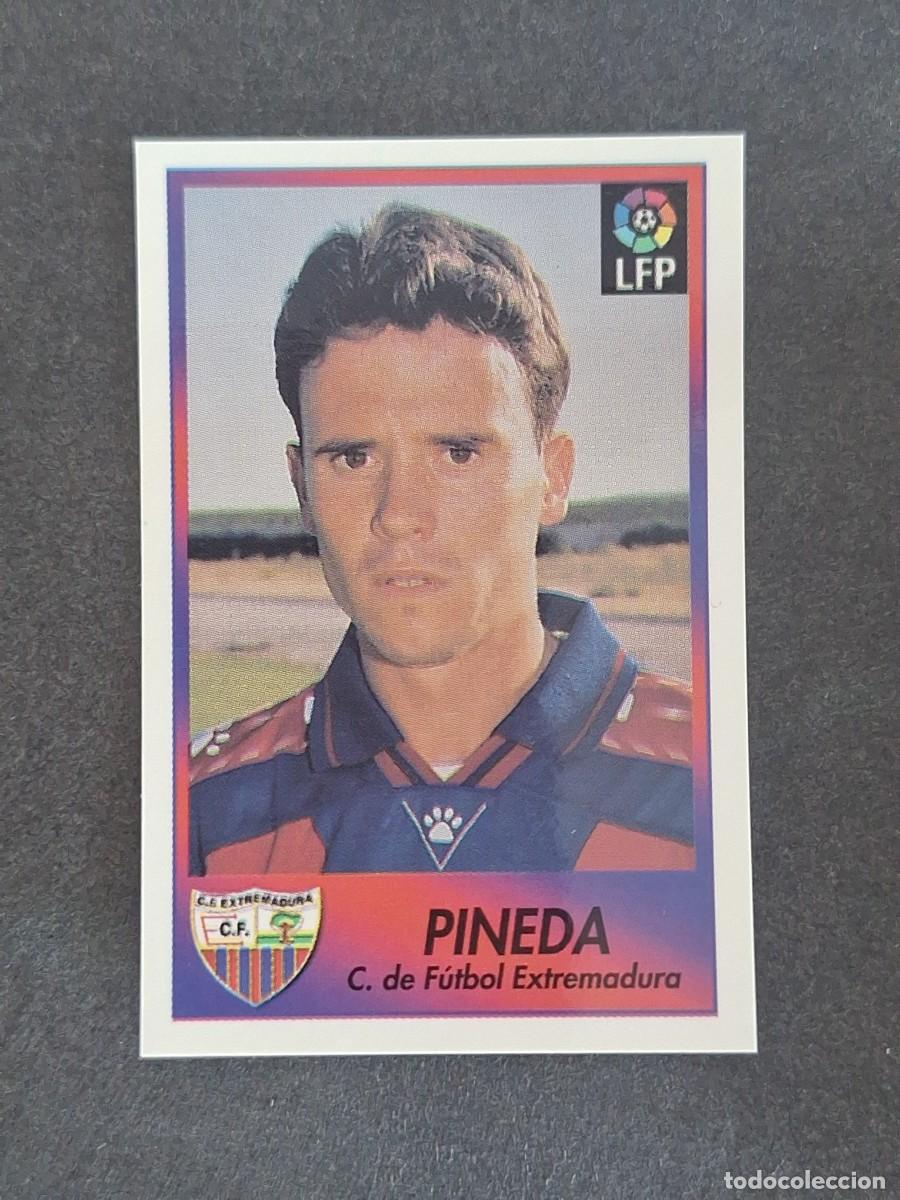 Cromos de f&uacute;tbol: L1 PINEDA C. F. EXTREMADURA 98 BOLLYCAO FUTBOL LIGA 1996 1997 96 97 NUNCA PEGADO SIN PEGAR