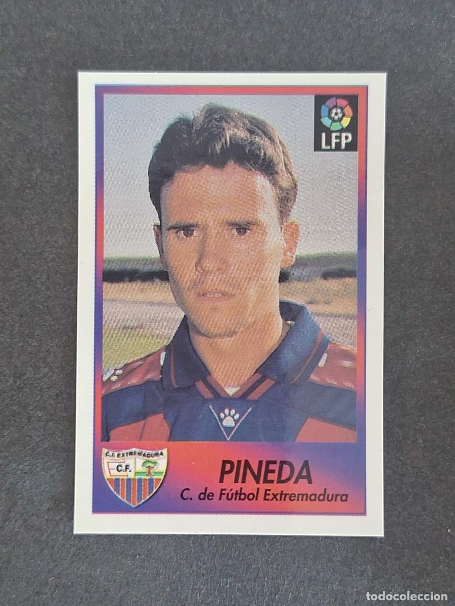 Cromos de f&uacute;tbol: L1 PINEDA C. F. EXTREMADURA 98 BOLLYCAO FUTBOL LIGA 1996 1997 96 97 NUNCA PEGADO SIN PEGAR