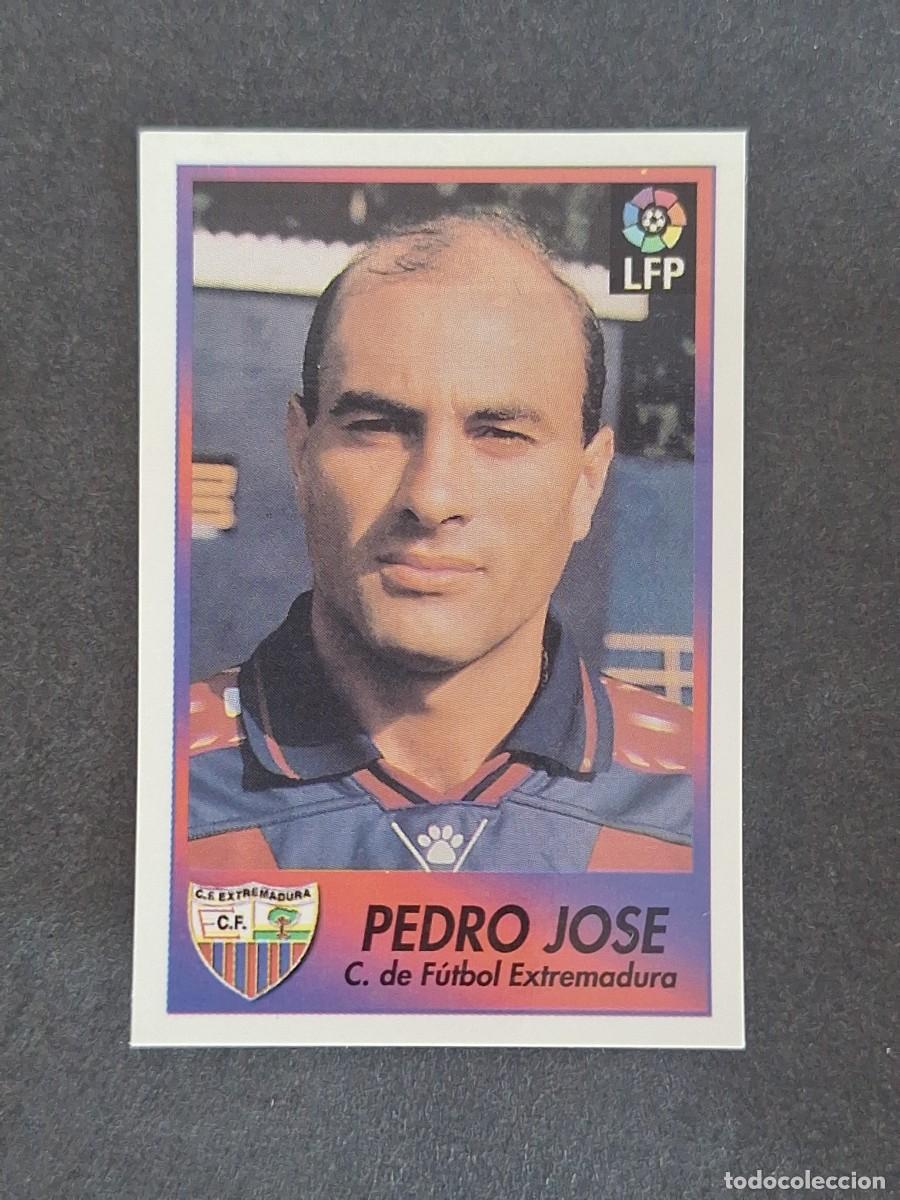 Cromos de f&uacute;tbol: L1 PEDRO JOSE C. F. EXTREMADURA 100 BOLLYCAO FUTBOL LIGA 1996 1997 96 97 NUNCA PEGADO SIN PEGAR