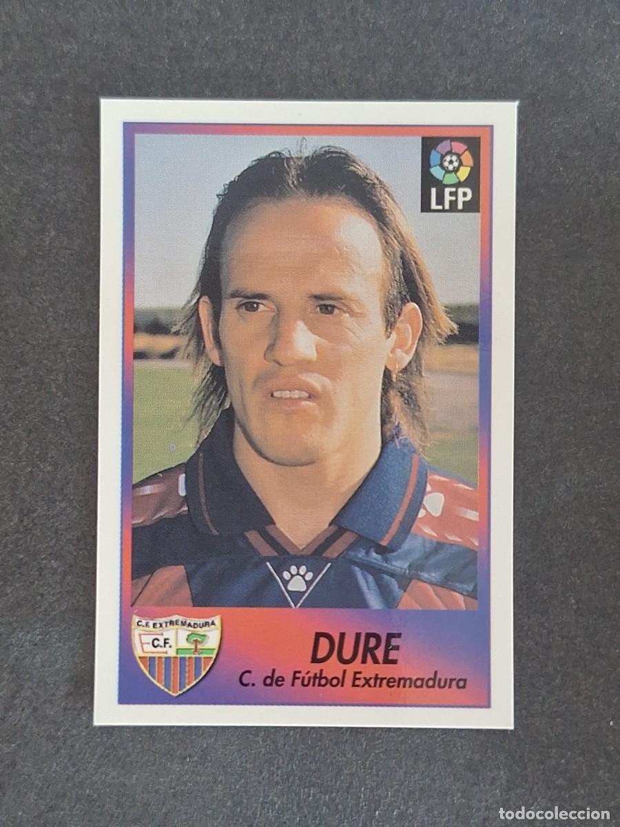 Cromos de f&uacute;tbol: L1 DURE C. F. EXTREMADURA 101 BOLLYCAO FUTBOL LIGA 1996 1997 96 97 NUNCA PEGADO SIN PEGAR