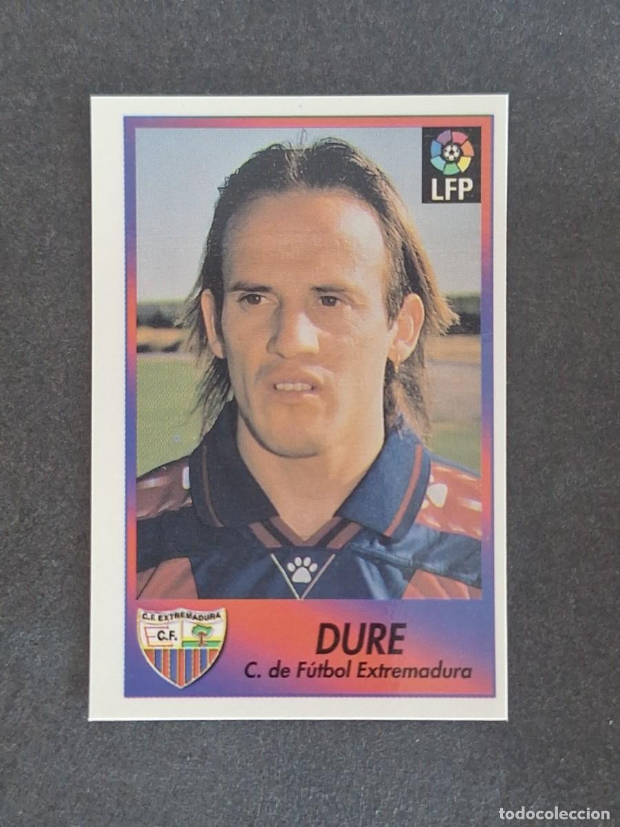 Cromos de f&uacute;tbol: L1 DURE C. F. EXTREMADURA 101 BOLLYCAO FUTBOL LIGA 1996 1997 96 97 NUNCA PEGADO SIN PEGAR