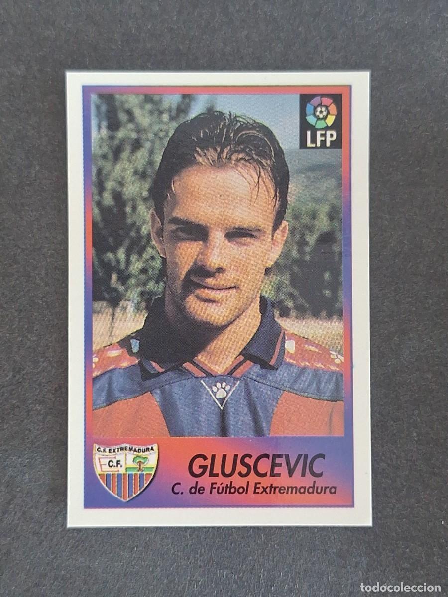 Cromos de f&uacute;tbol: L1 GLUSCEVIC C. F. EXTREMADURA 102 BOLLYCAO FUTBOL LIGA 1996 1997 96 97 NUNCA PEGADO SIN PEGAR