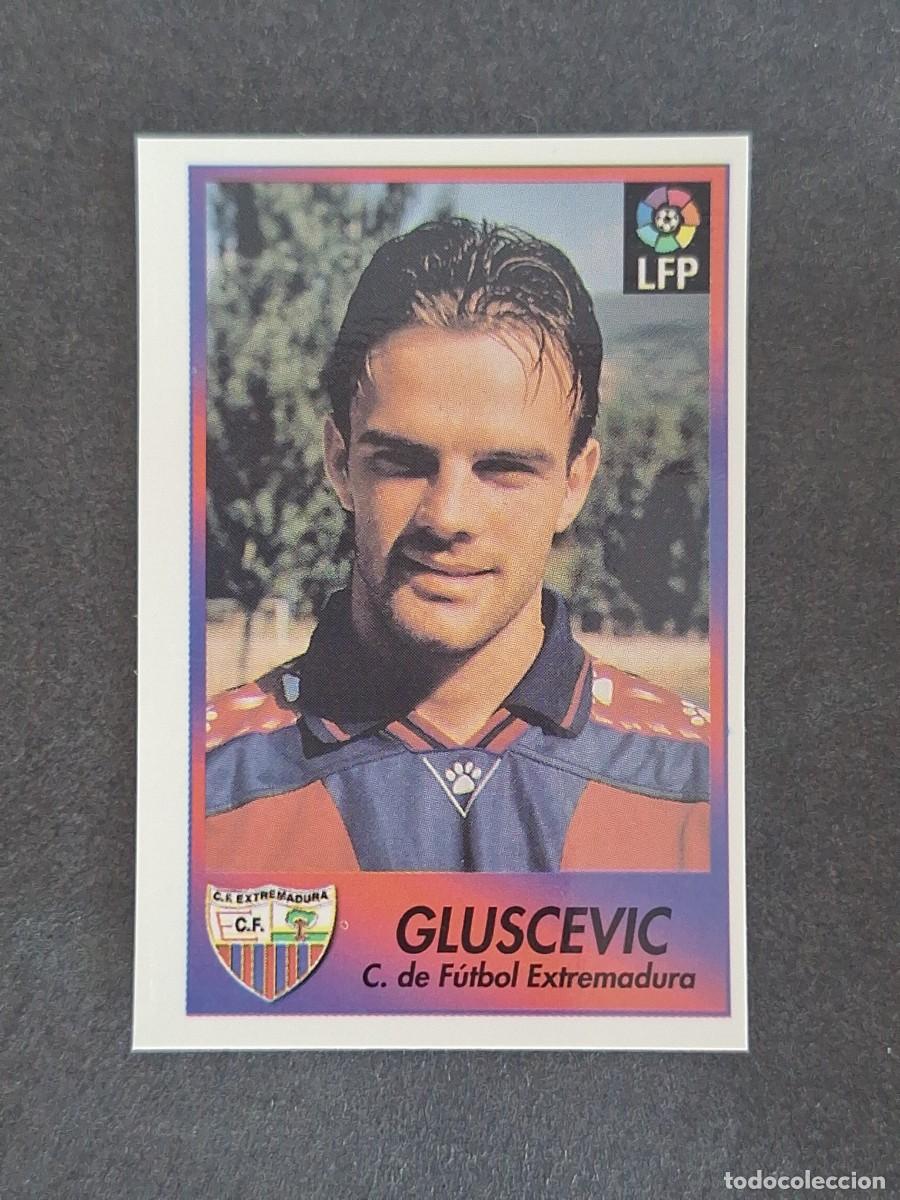 Cromos de f&uacute;tbol: L1 GLUSCEVIC C. F. EXTREMADURA 102 BOLLYCAO FUTBOL LIGA 1996 1997 96 97 NUNCA PEGADO SIN PEGAR