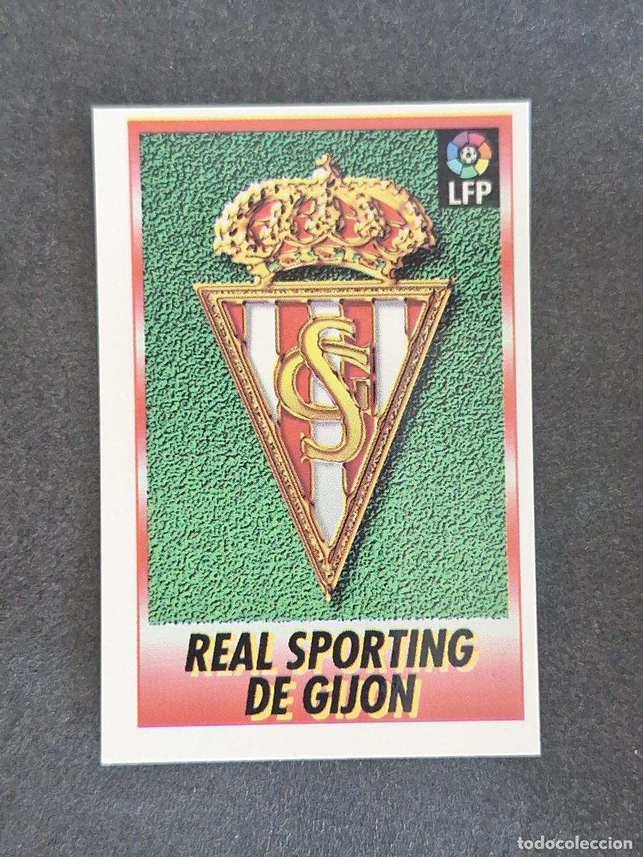 Cromos de f&uacute;tbol: L1 ESCUDO SPORTING DE GIJON 105 BOLLYCAO FUTBOL LIGA 1996 1997 96 97 NUNCA PEGADO SIN PEGAR