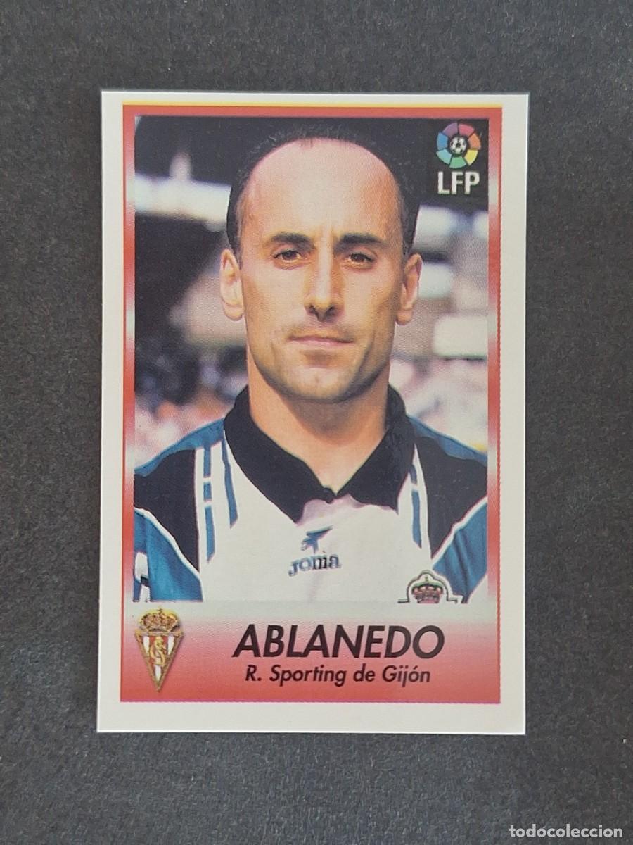 Cromos de f&uacute;tbol: L1 ABLANEDO SPORTING DE GIJON 106 BOLLYCAO FUTBOL LIGA 1996 1997 96 97 NUNCA PEGADO SIN PEGAR