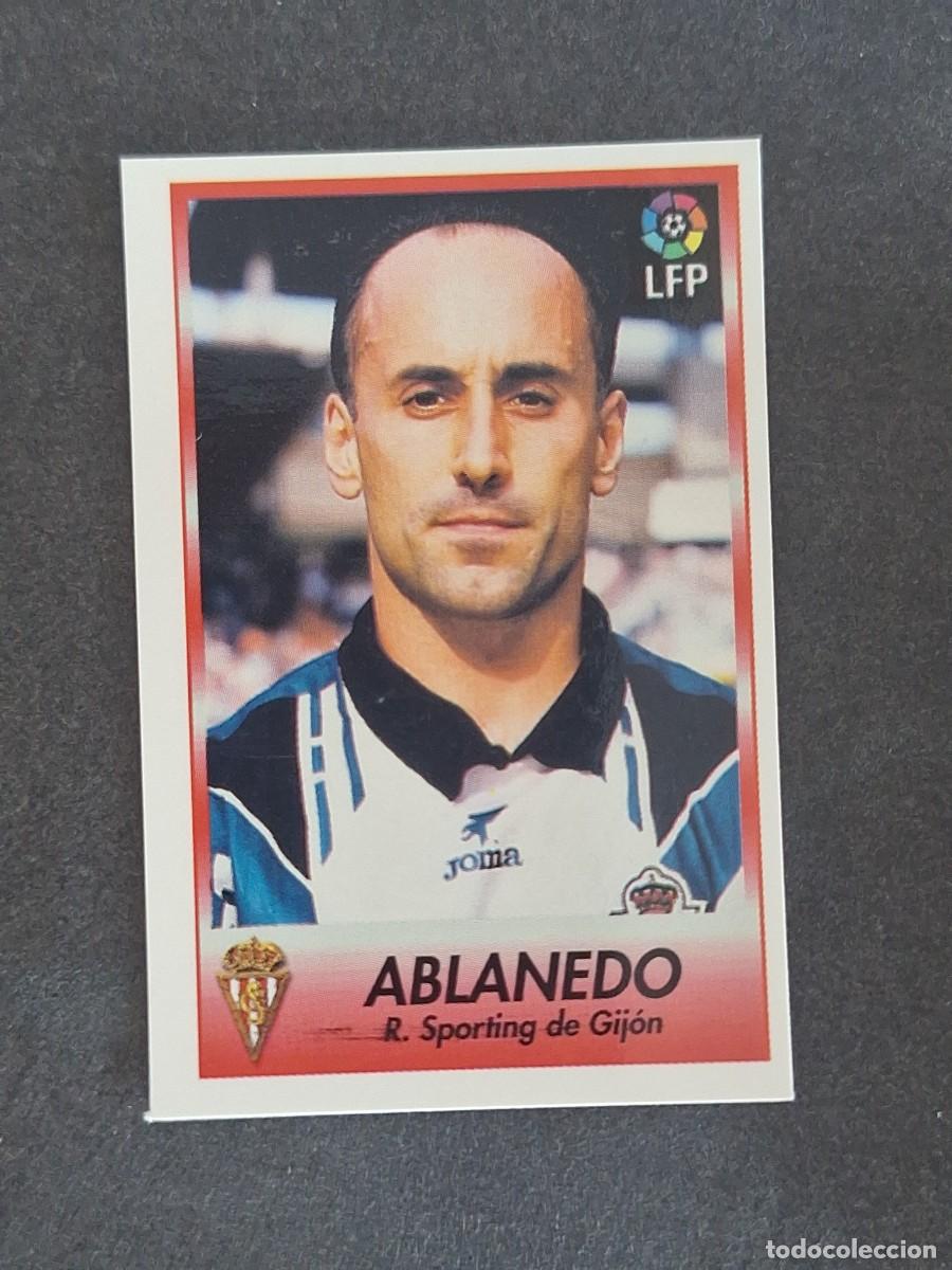 Cromos de f&uacute;tbol: L1 ABLANEDO SPORTING DE GIJON 106 BOLLYCAO FUTBOL LIGA 1996 1997 96 97 NUNCA PEGADO SIN PEGAR