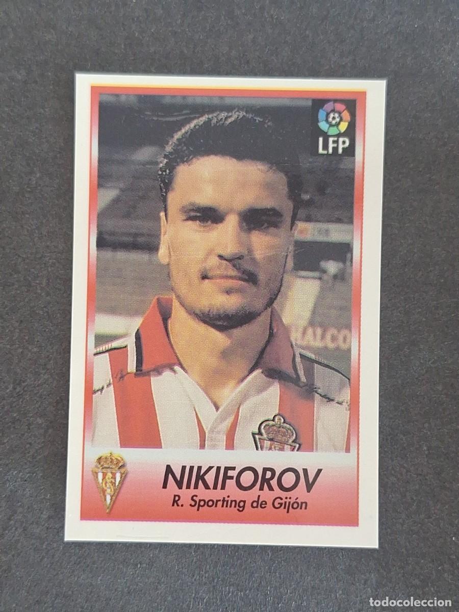 Cromos de f&uacute;tbol: L1 NIKIFOROV SPORTING DE GIJON 108 BOLLYCAO FUTBOL LIGA 1996 1997 96 97 NUNCA PEGADO SIN PEGAR