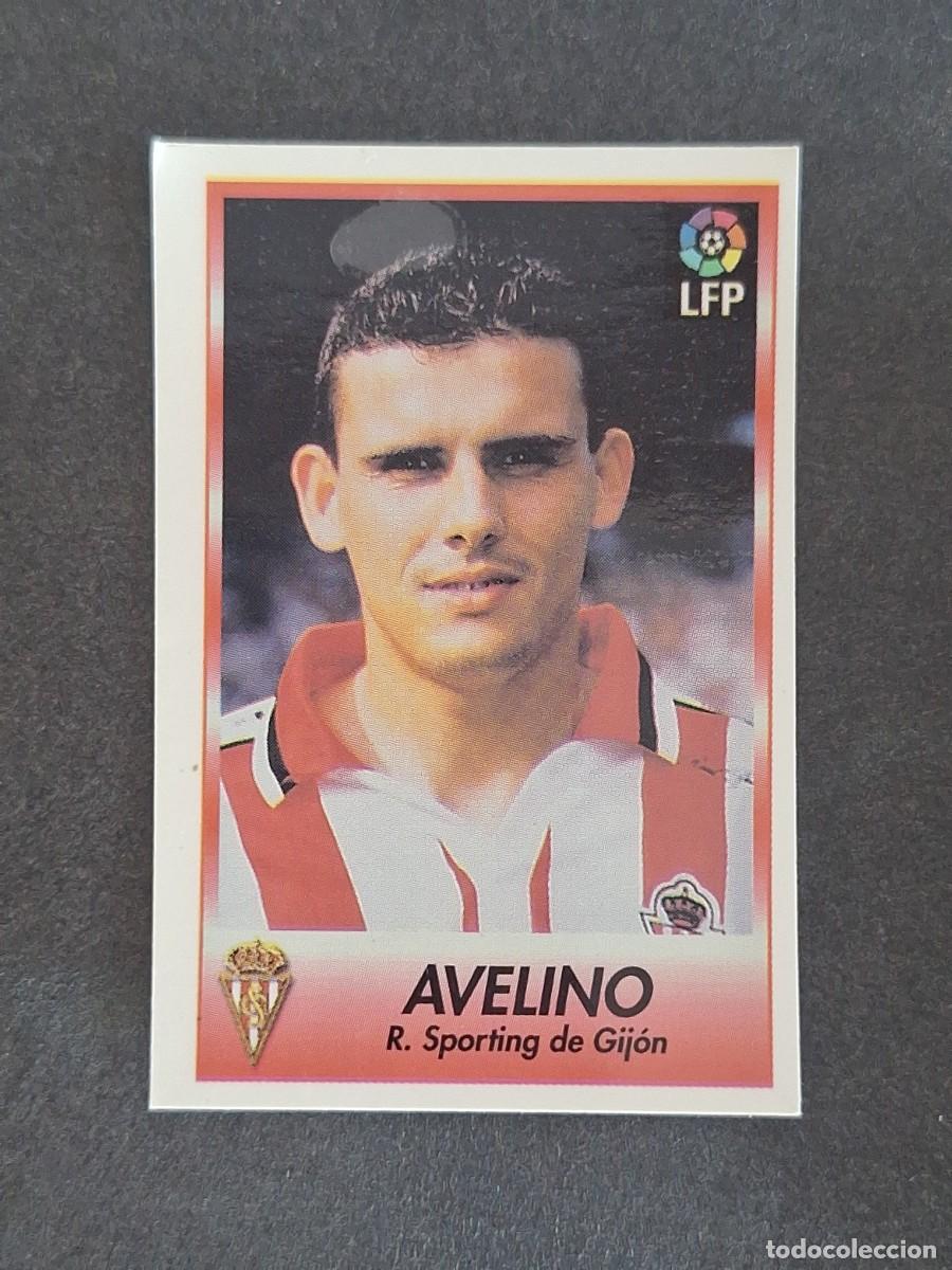 Cromos de f&uacute;tbol: L1 AVELINO SPORTING DE GIJON 110 BOLLYCAO FUTBOL LIGA 1996 1997 96 97 NUNCA PEGADO SIN PEGAR